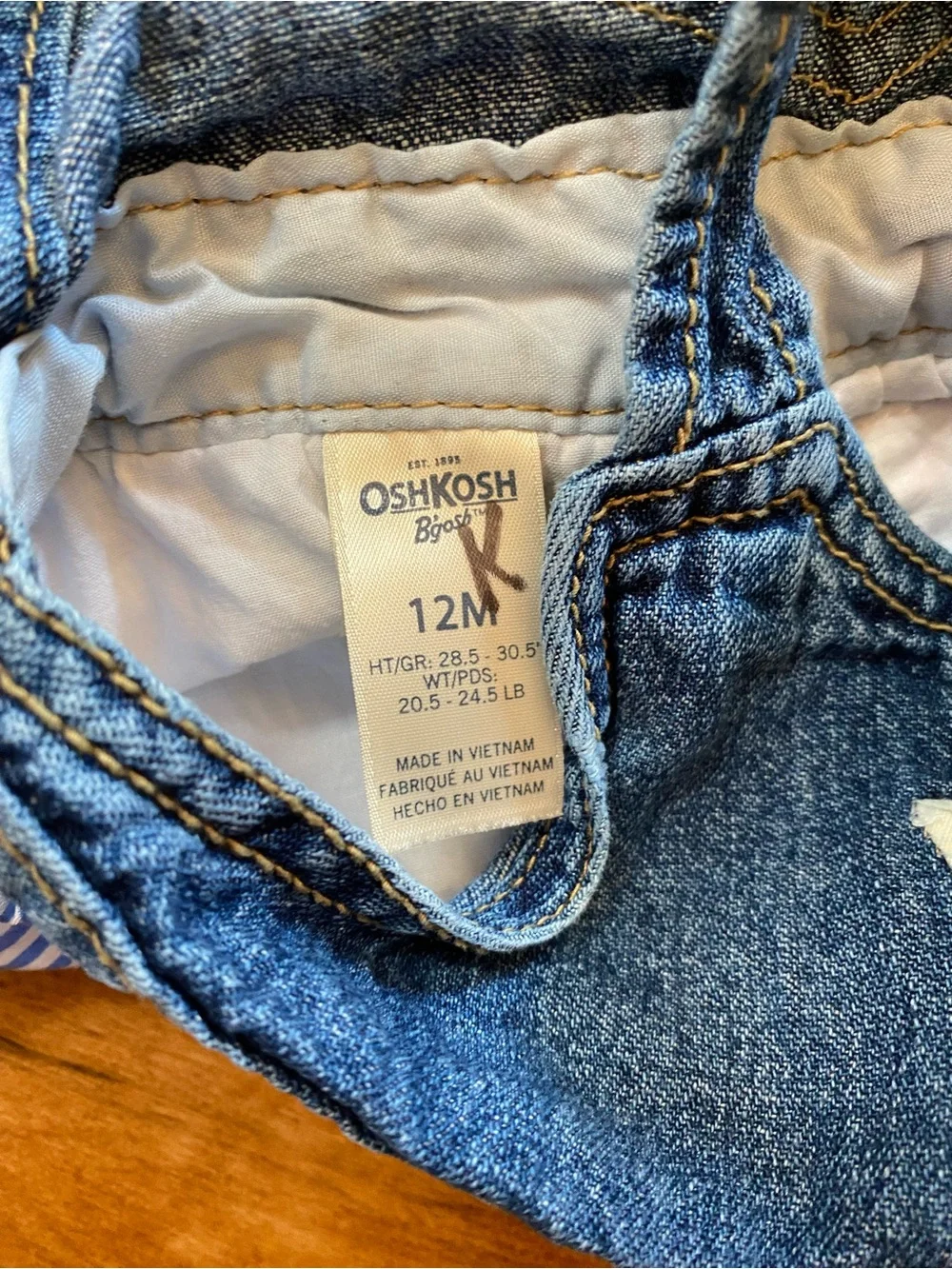 OshKosh B'gosh Overalls - 2 pairs
